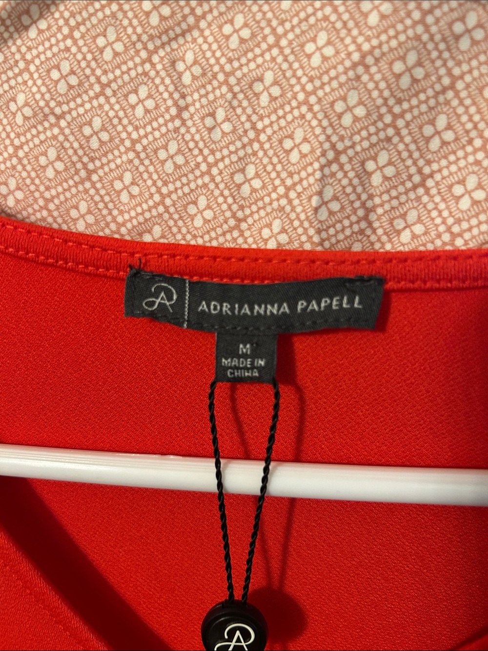 Adrianna Papell Women’s Red Top Medium NWT - Picture 2 of 5